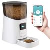 Automatic Cat Feeders with App. 6L Capacity Automatic Cat Food Dispenser with Programmable Timer