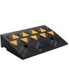 VEVOR Rubber Curb Ramp 4.25" Rise Height Sidewalk Curb Ramp, 11.8" Width 19.7" Length Driveway Ramp for Curb, 15T Heavy Duty Rubber Ramp for Forklifts