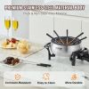 VEVOR Electric Fondue Pot Set for Cheese & Chocolate, 3 Quart Chocolate Melting Warmer