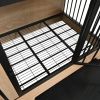 Dog Crate Furniture with Two Combined Room, XL Large Double Dog Cage Furniture with Tray for Medium Large Dogs, Wooden Dog Kennel Furniture