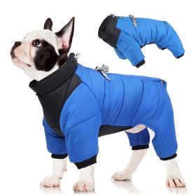 Pet Cotton Coat; Waterproof Warm Dog Jacket; Winter Dog Coat For Small Medium Large Dogs (Color: Yellow, size: 3XL)