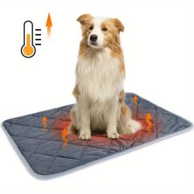 Dog Cat Bed, Cat Dog Non-Slip Mat (Color: Gray, size: M)