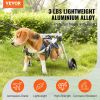 VEVOR 2 Wheels Dog Wheelchair for Back Legs, Pet Wheelchair Lightweight & Adjustable Assisting in Healing, Dog Cart/Wheelchair for Injured, Disabled