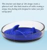 Pet Life 'Cirlicue' Shark Fin Shaped Modern Slow Feeding Pet Bowl