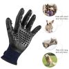 Pet Hair Removal Gloves; Pet Grooming Gloves; Bathing; Hair Remover Gloves; Gentle Brush for Cats; Dogs; and Horses