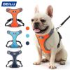 dog Harnesses; Pet Traction Rope Mesh Breathable Big Dog Chest Strap Vest Reflective Dog Rope Spot Wholesale