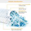 Cooling Memory Foam Pillow Ventilated Soft Bed Pillow with Cooling Gel Infused Memory Foam Heat Moisture Reducing Cooling Fiber Breathable Machine Was