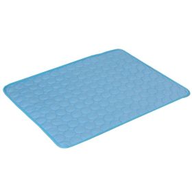 Pet Summer Cat And Dog Sofa Mat (Option: Blue Edging-S50*40cm)