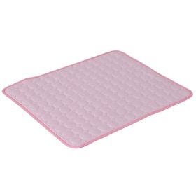 Pet Summer Cat And Dog Sofa Mat (Option: Pink Edging-M60*50cm)